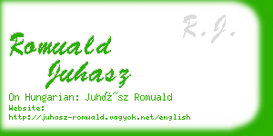 romuald juhasz business card